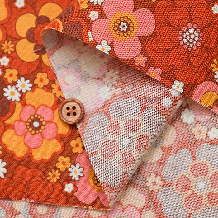 Cotton sheeting printed fabric un/no RETONO - nomura tailor