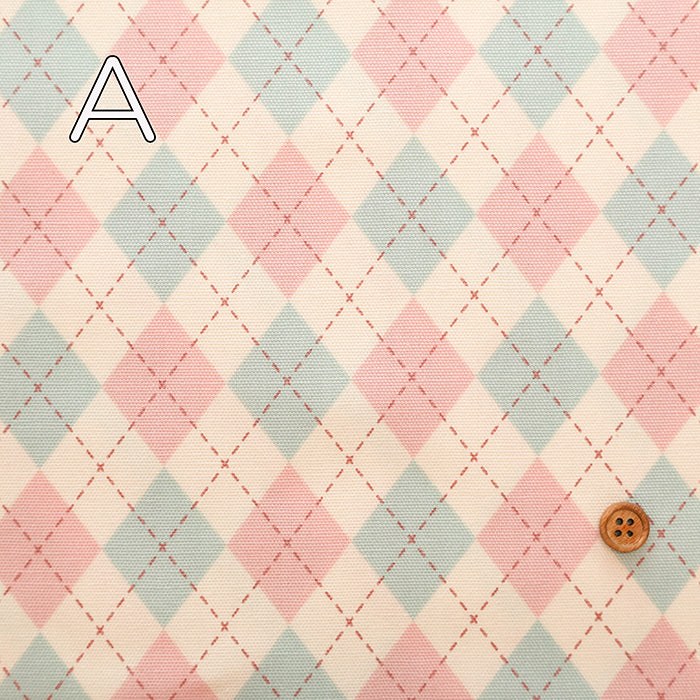 Cotton Oxford Fabric - Argyle - nomura tailor