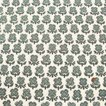 Cotton sheeting print fabric Stamped Flower - nomura tailor