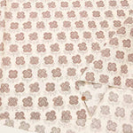 Cotton sheeting print fabric Stamped Flower - nomura tailor