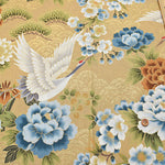 Cotton seating Japanese pattern print fabric flowering - nomura tailor