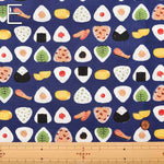 Cotton Seating Printed Fabric Onigiri - nomura tailor