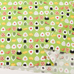 Cotton Seating Printed Fabric Onigiri - nomura tailor