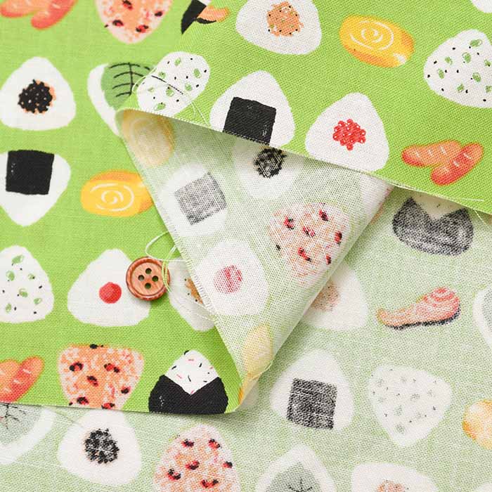 Cotton Seating Printed Fabric Onigiri - nomura tailor