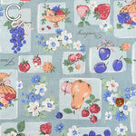 Cotton sheeting print fabric Retro Fruit - nomura tailor