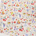 Cotton sheeting print fabric Retro Fruit - nomura tailor