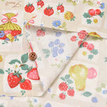 Cotton sheeting print fabric Retro Fruit - nomura tailor