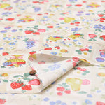 Cotton sheeting print fabric Retro Fruit - nomura tailor