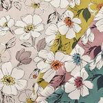 C/L Canvas Printed Fabric Flower - nomura tailor