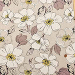 C/L Canvas Printed Fabric Flower - nomura tailor