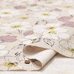 C/L Canvas Printed Fabric Flower - nomura tailor