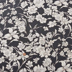 C/L Canvas printed fabric Etching flower - nomura tailor