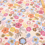 Cotton Oxford Printed Fabric - Interior Flowers - nomura tailor