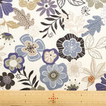 Cotton Oxford Printed Fabric - Interior Flowers - nomura tailor