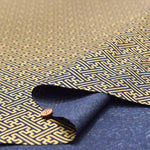 Cotton chinese Grame Printed Fabric Fabric with a sandalwood pattern - nomura tailor