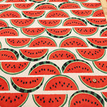 C/L Canvas Printed Fabric - Watermelon - nomura tailor