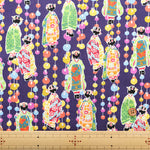 Cotton Sharting Printed Fabric - Maiko-san - nomura tailor