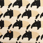 C/L Canvas Printed Fabric - Tapir - nomura tailor