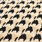 C/L Canvas Printed Fabric - Tapir - nomura tailor