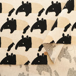 C/L Canvas Printed Fabric - Tapir - nomura tailor