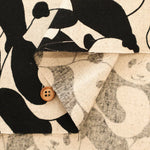 C/L Canvas Printed Fabric - Panda - nomura tailor