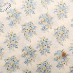 Cotton Unbleached Sharting Printed Fabric - Floral Harmony - nomura tailor