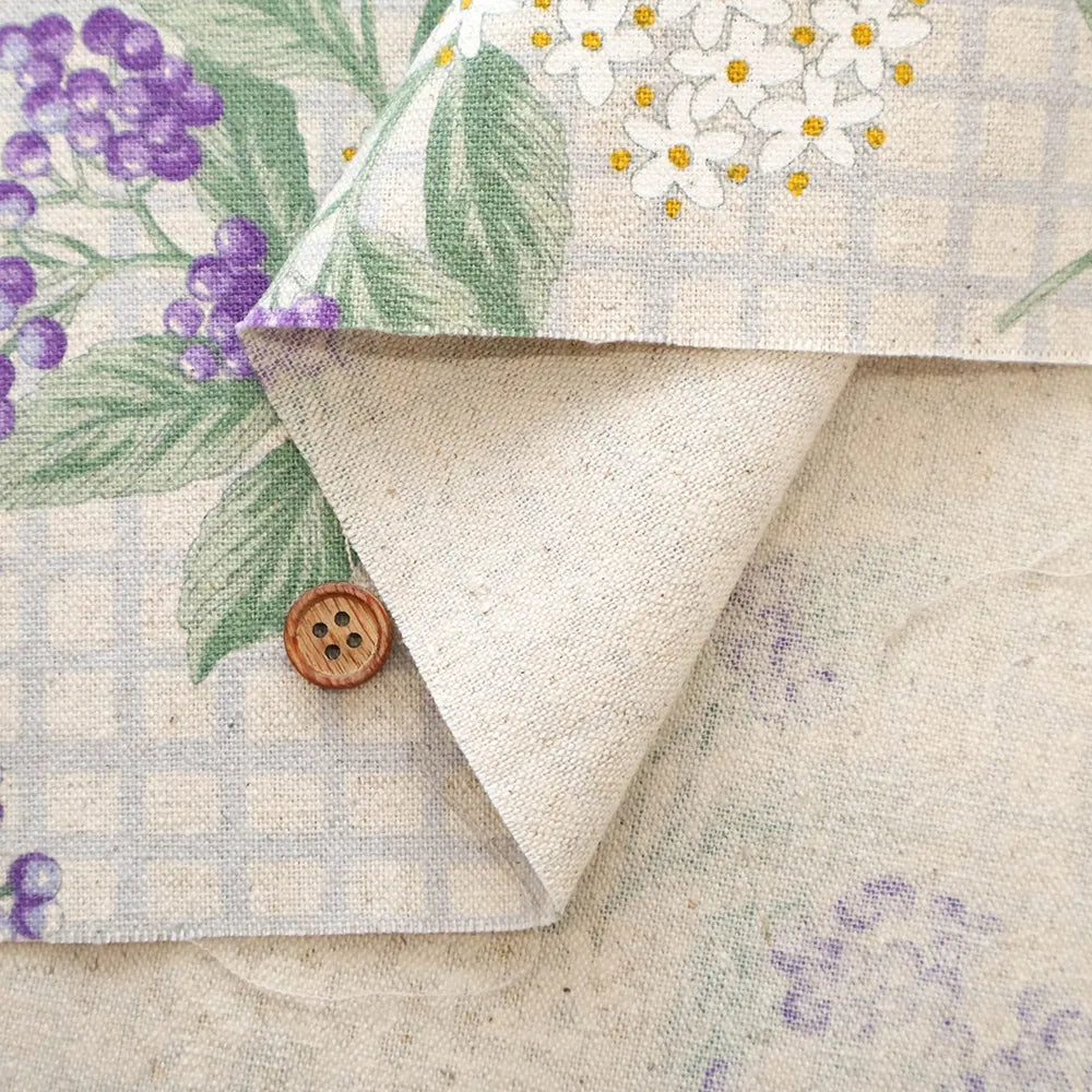 C/L Canvas Printed Fabric -  Nostalgia ベリー - nomura tailor