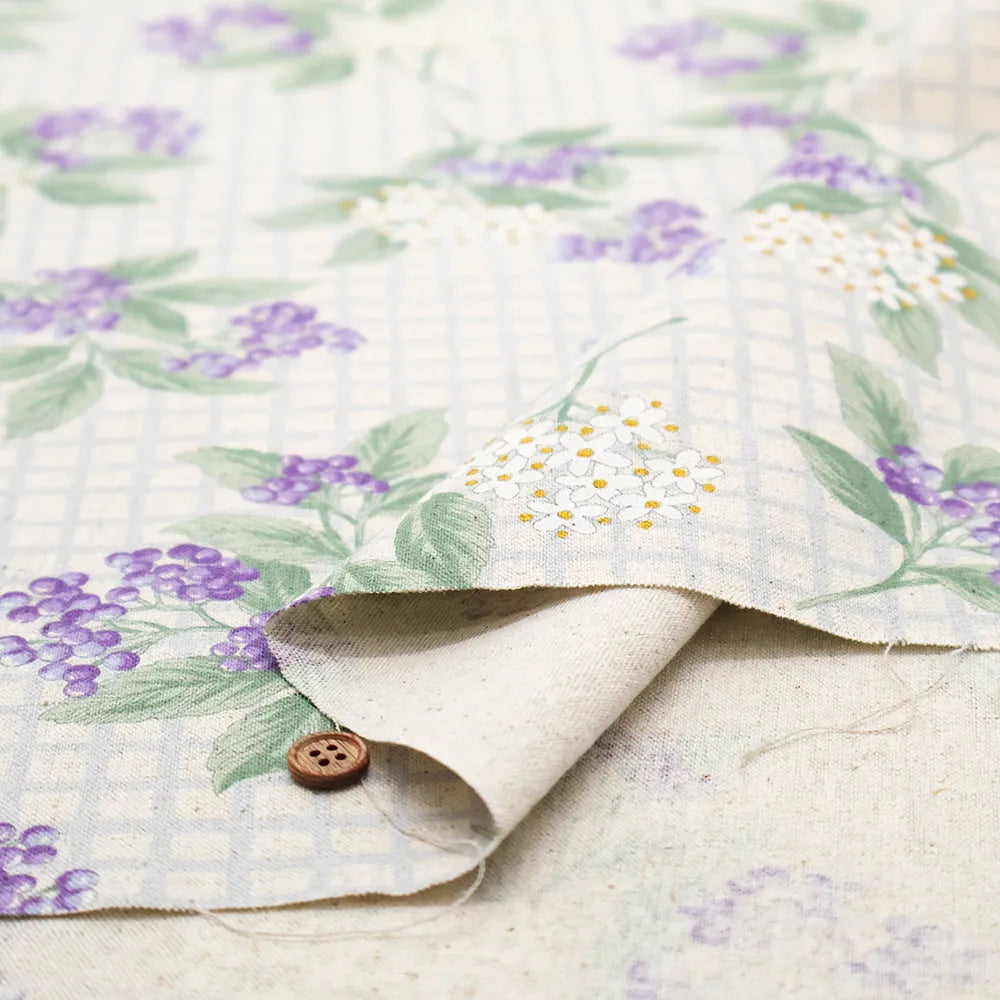 C/L Canvas Printed Fabric -  Nostalgia ベリー - nomura tailor