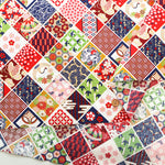 Cotton Sheeting printed Fabric - Japanese Style Lame (Glitter) - nomura tailor