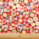 Cotton Sheeting printed Fabric - Japanese Style Lame (Glitter) - nomura tailor