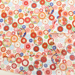 Cotton Sheeting printed Fabric - Japanese Style Lame (Glitter) - nomura tailor