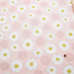 Cotton Ox Printed Fabric Polka Dot Daisy - nomura tailor