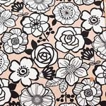 Cotton Ox Printed Fabric Flower - nomura tailor