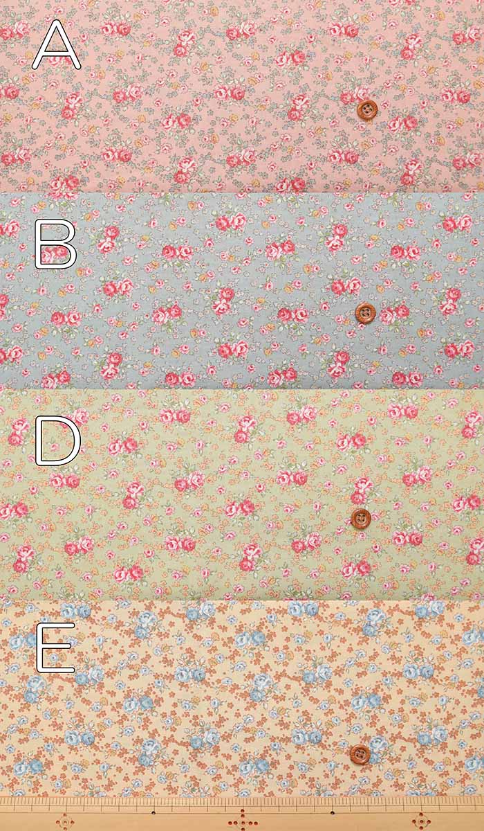 Cotton Broad Print Fabric Flower 2 - nomura tailor