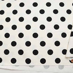 Cotton twill print fabric polka dot - nomura tailor