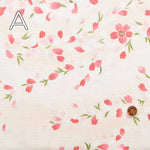 Cotton Southern Cross Printed Fabric Blurred Cherry Blossom Pattern - nomura tailor