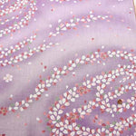 Cotton Southern Cross Printed Fabric Blurred Cherry Blossom Pattern - nomura tailor