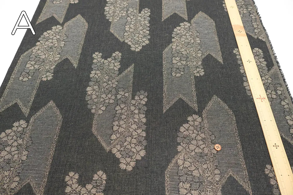 Cotton Double-layered Jacquard Fabric - Yabane Fuji - nomura tailor