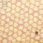 Cotton Double Gauze Printed Fabric - Chick - nomura tailor