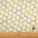 Cotton Double Gauze Printed Fabric - Chick - nomura tailor