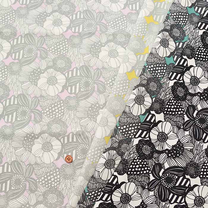 Cotton Broad Broad Print Fabric Thin Art Flower - nomura tailor