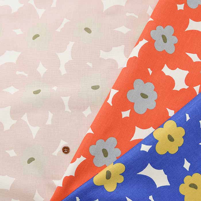 Cotton 10/1 Canvas Printed Fabric Akane - nomura tailor