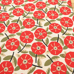 C/L Canvas Printed Fabric - Wild Rose - nomura tailor