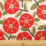 C/L Canvas Printed Fabric - Wild Rose - nomura tailor