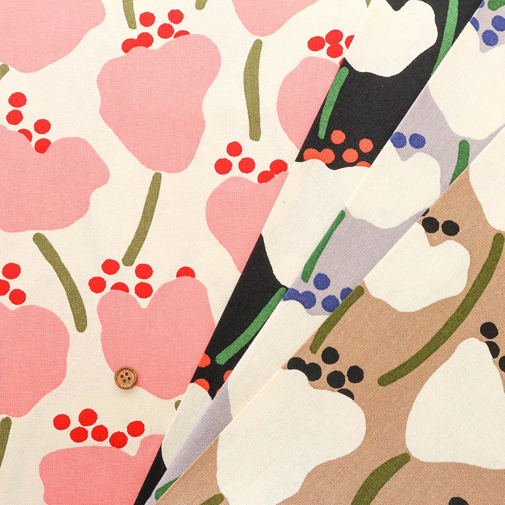 10/1 Cotton Canvas Printed Fabric - Mati - nomura tailor