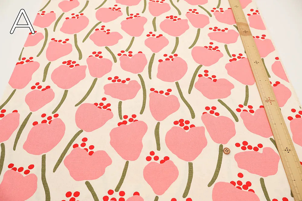 10/1 Cotton Canvas Printed Fabric - Mati - nomura tailor