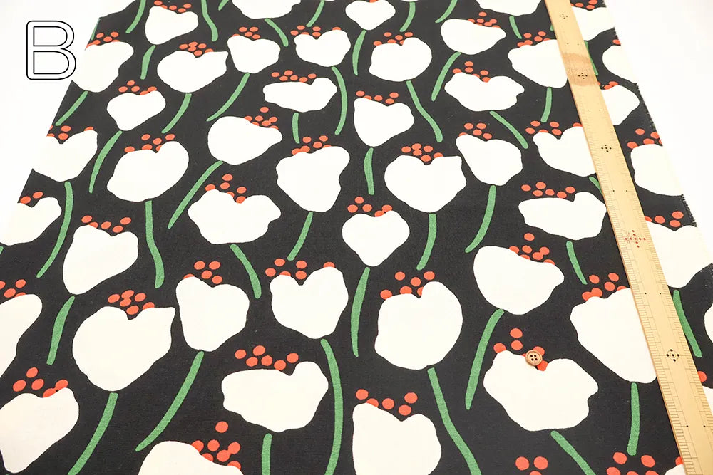 10/1 Cotton Canvas Printed Fabric - Mati - nomura tailor