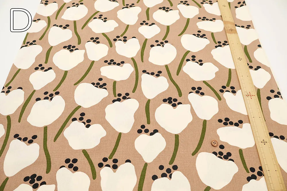 10/1 Cotton Canvas Printed Fabric - Mati - nomura tailor