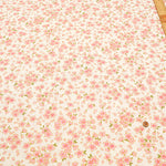 Cotton Dobby Lame (Glitter)  Print Fabric - Cherry Blossom - nomura tailor