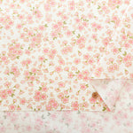Cotton Dobby Lame (Glitter)  Print Fabric - Cherry Blossom - nomura tailor